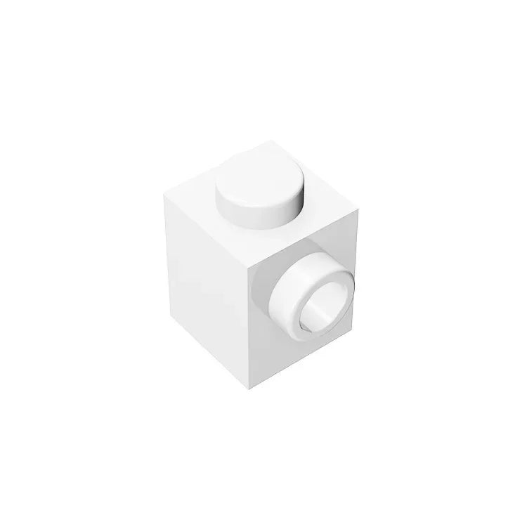 Gobricks GDS-635 BRICK 1X1 W. 1 KNOB | Single Side Bump Building Block Compatible with Lego 87087