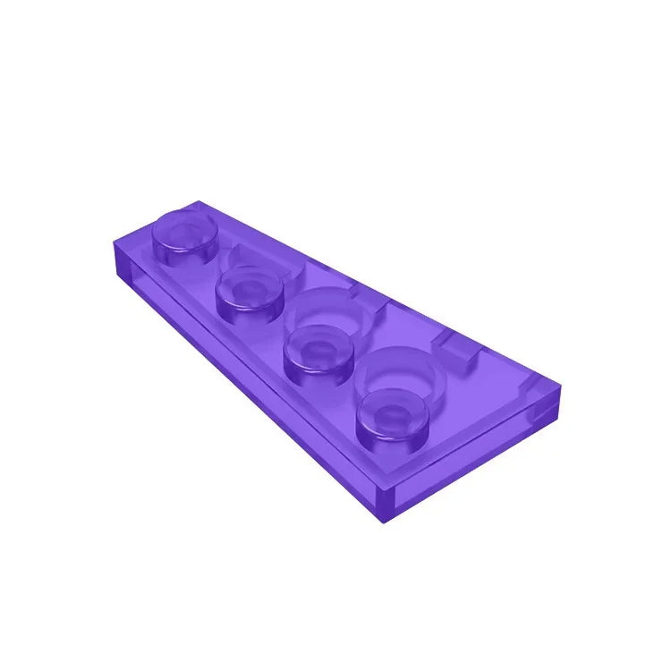 Gobricks GDS-549 Wedge Plate 4 x 2 Right | Building Block for Compatible DIY Sets