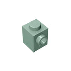 Gobricks GDS-635 BRICK 1X1 W. 1 KNOB | Single Side Bump Building Block Compatible with Lego 87087