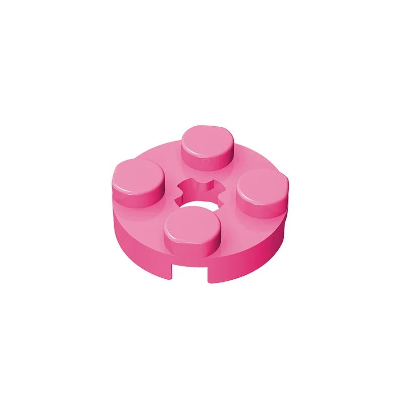 Gobricks GDS-609 PLATE 2X2 ROUND | Compatible Building Blocks for DIY Educational Models