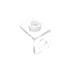 Gobricks GDS-1165 Minifig Neck Bracket with Back Stud | Thin Back Wall Building Block
