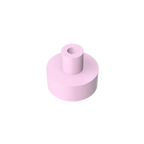 Gobricks Tile Round 1x1 with Bar and Pin Holder | Compatible Building Block