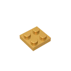 Gobricks Plate 2 x 2 Building Block | Compatible with Lego 3022