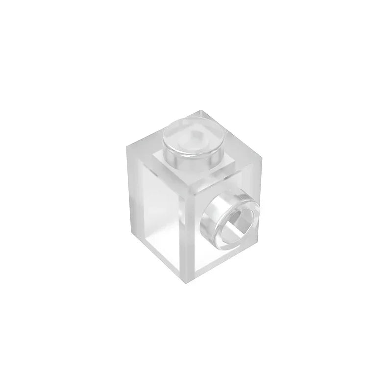 Gobricks GDS-635 BRICK 1X1 W. 1 KNOB | Single Side Bump Building Block Compatible with Lego 87087