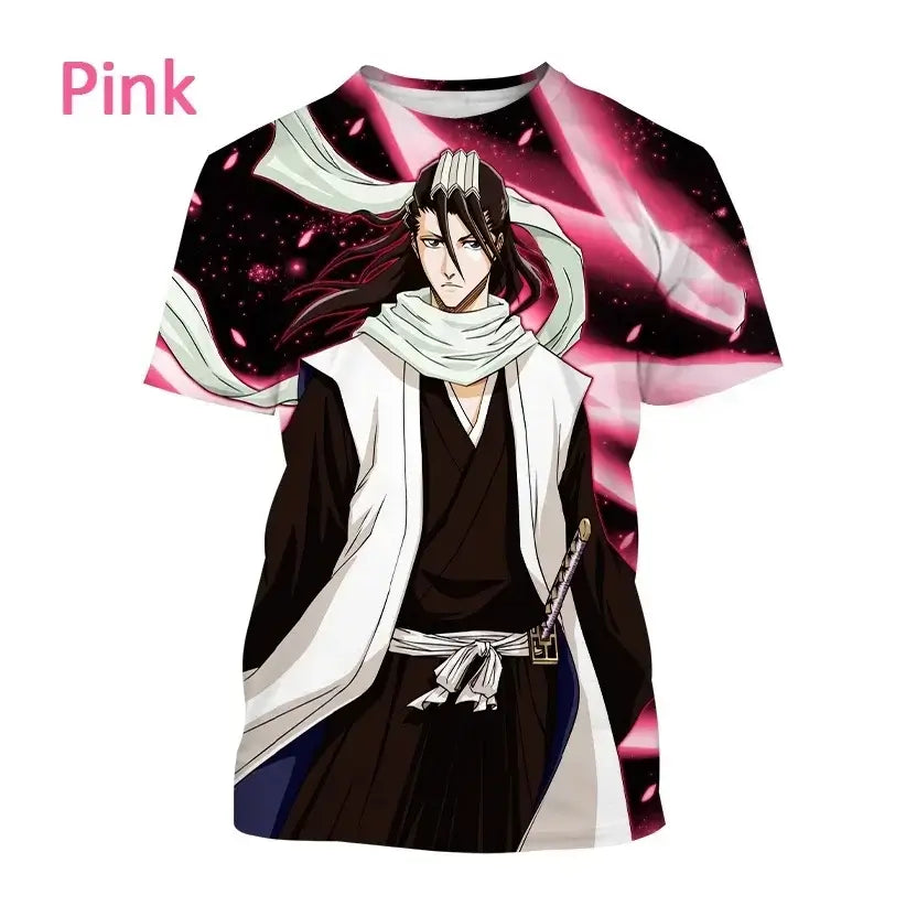 Ichigo Kurosaki T-shirt: 3D Bleach Anime Summer Top