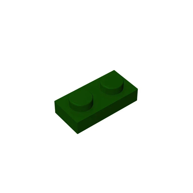 Gobricks GDS-502 Plate 1 x 2 Compatible Building Blocks | 6225 Pieces for DIY Creations