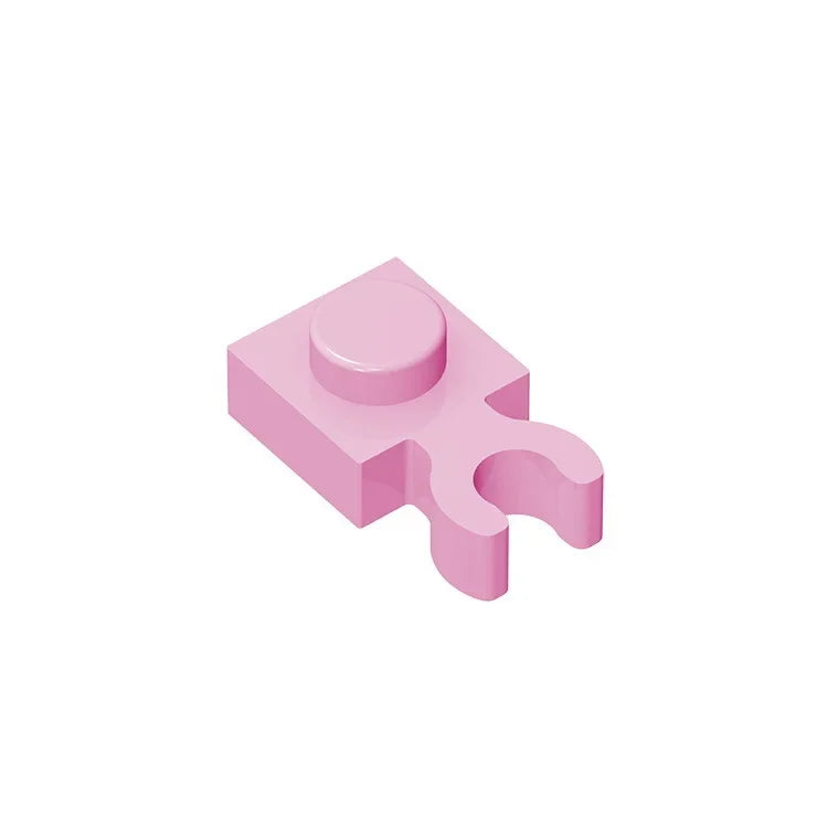 Gobrick GDS-814 PLATE 1X1 W. HOLDER | Building Block for DIY Creations