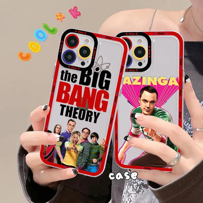 Bazinga The Big Bang Theory tv show Phone Case For iPhone 11 12 13 14 Mini Pro Max XR X XS TPU Case For 8 7 6 Plus SE 2020