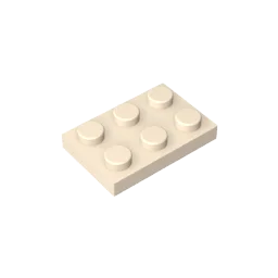 Gobricks GDS-510 Plate 2 x 3 | Compatible Building Block for DIY Projects