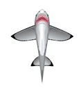 SeaLife 60 inch tall Nylon Shark Kite - 