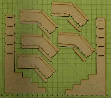 Corner Paint Rack Shelf - SHELF4 - 