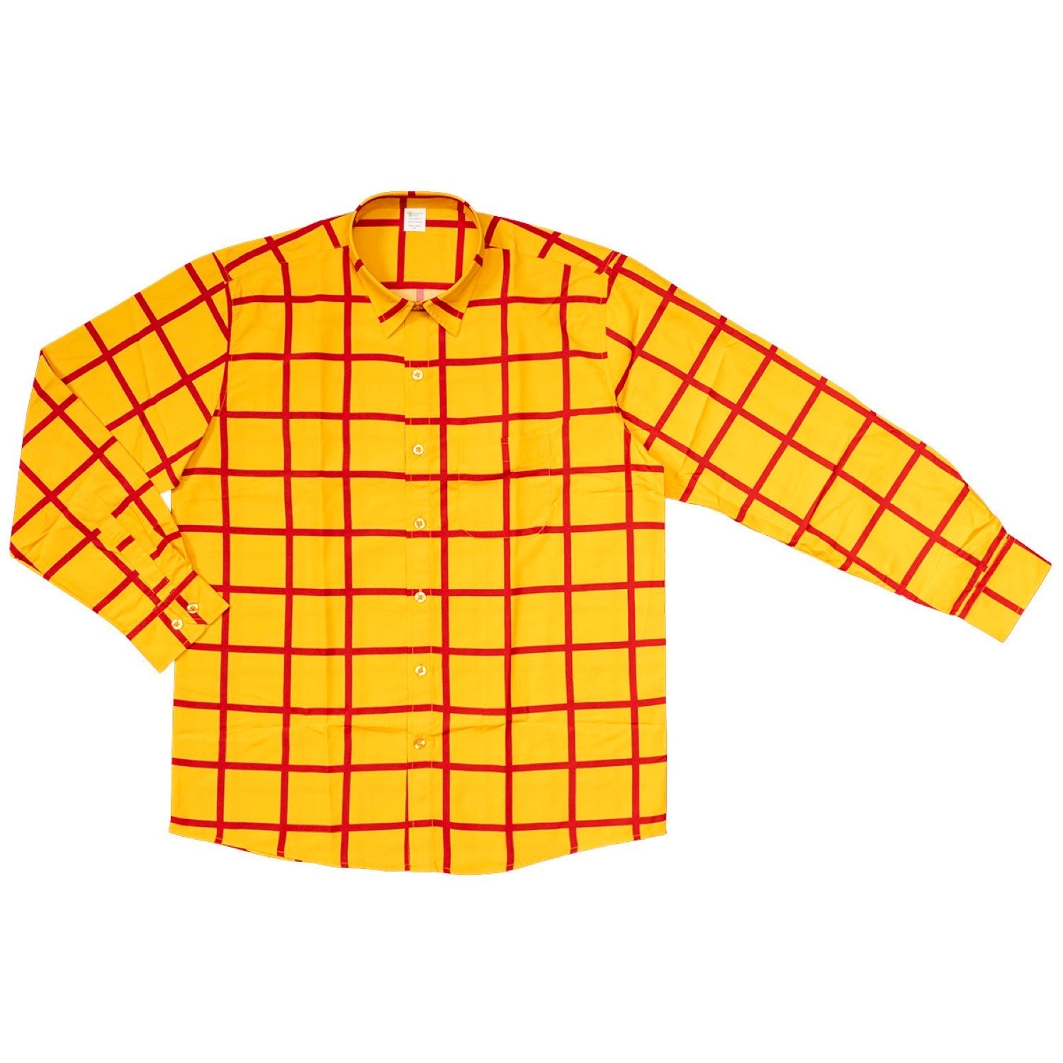 Sheriff Woody Cowboy Adult Halloween Cosplay Costume Set (Shirt, Vest, and Badge)