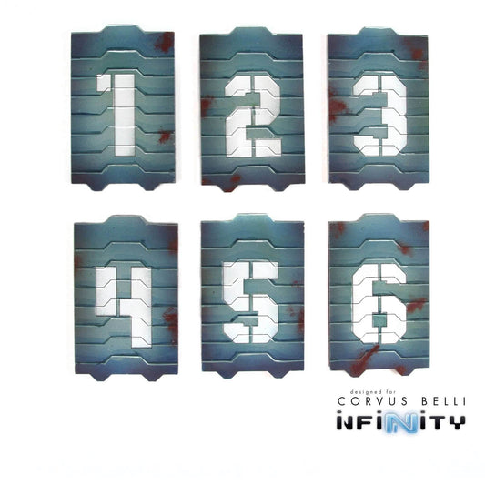 Container Doors - Stenciled Numbers