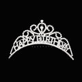 Happy Birthday Rhinestone Party Tiara