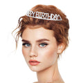 Happy Birthday Rhinestone Pave Party Tiara