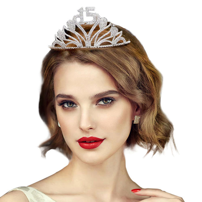 Sweet 15 Rhinestone Princess Tiara