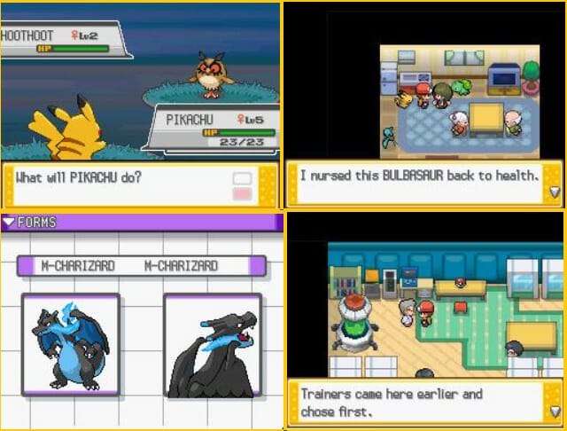 Pokemon SoulSilver Silver Yellow NDS Nintendo DS ROM Hack Video Game