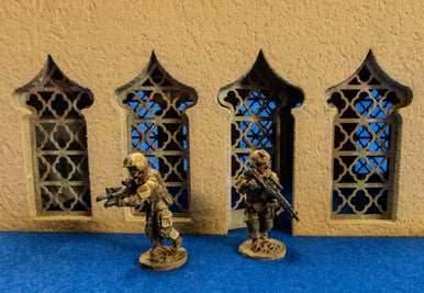 28mm Temple Door and Window Kit - 28MMDF160-1D - 