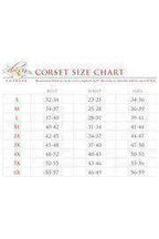Top Drawer CURVY Steampunk Black/Blue Brocade Steel Double Boned Under Bust Corset - XSmall