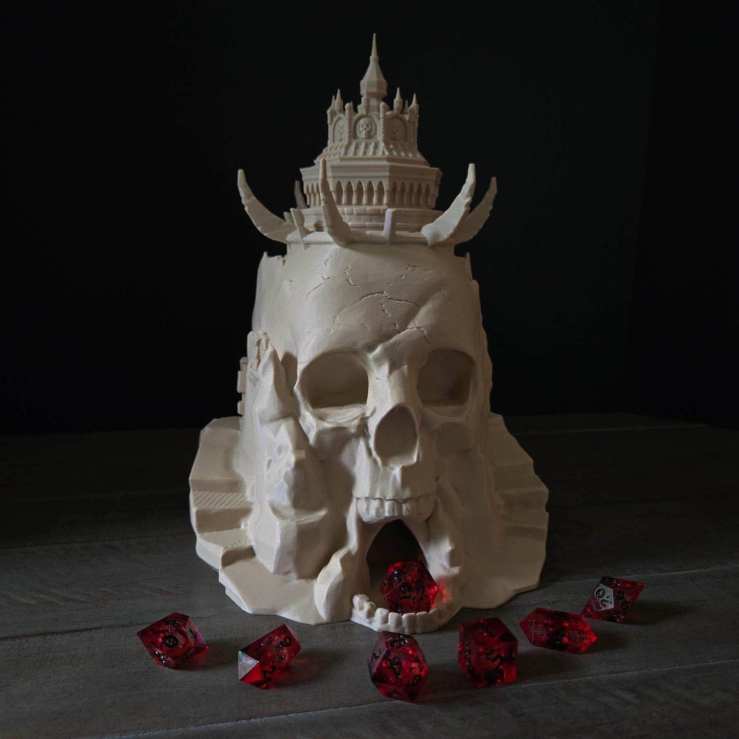 Skull King Large DND Dice Tower - 