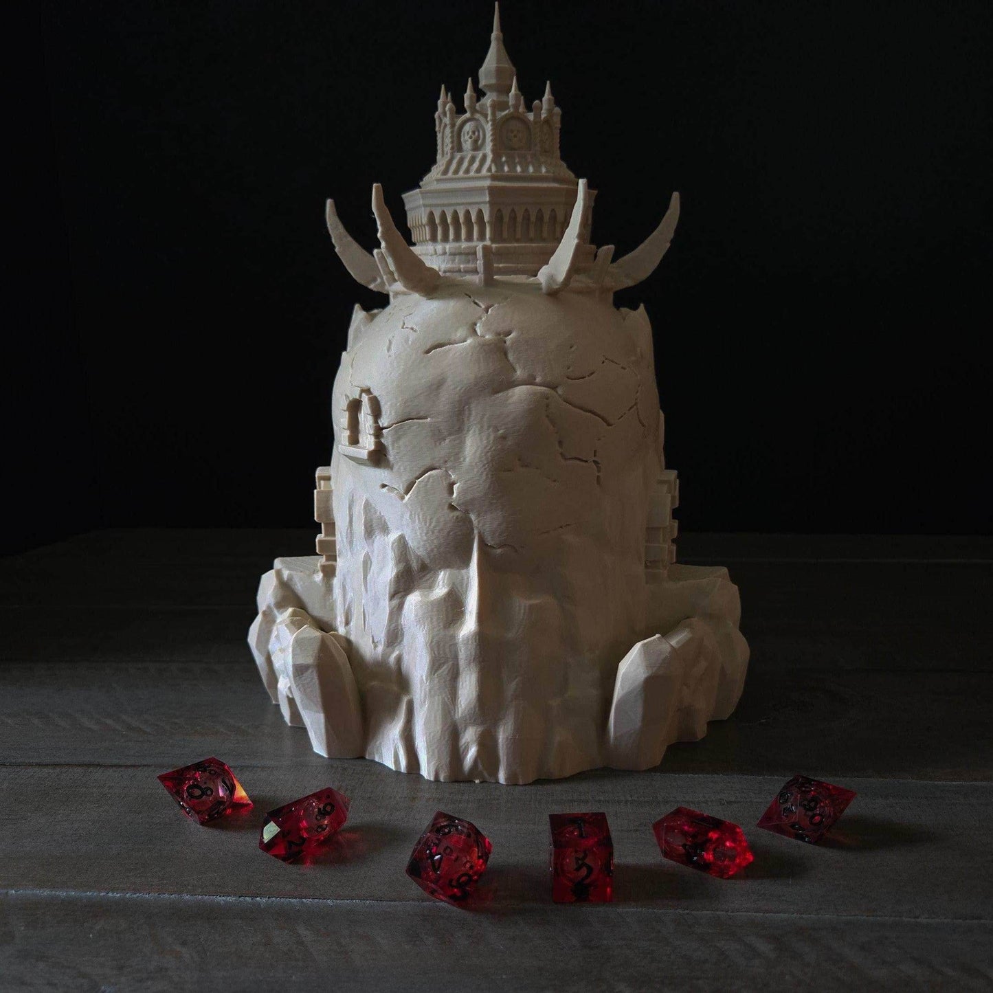 Skull King Large DND Dice Tower - 