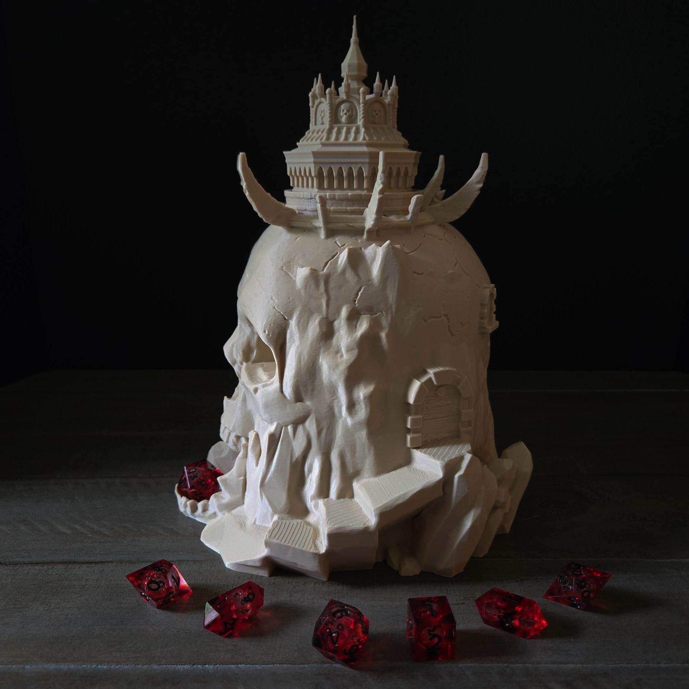 Skull King Large DND Dice Tower - 