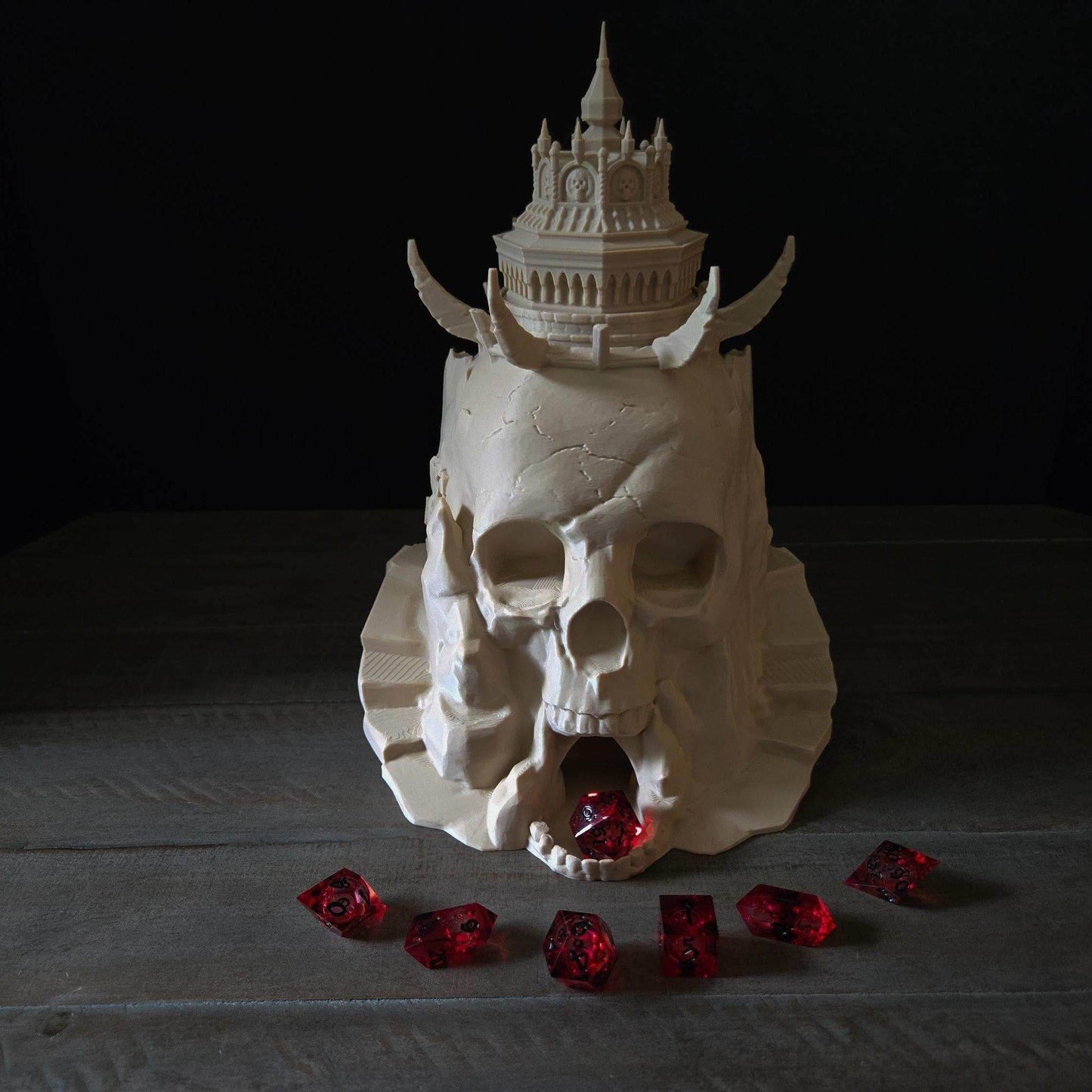 Skull King Large DND Dice Tower - 