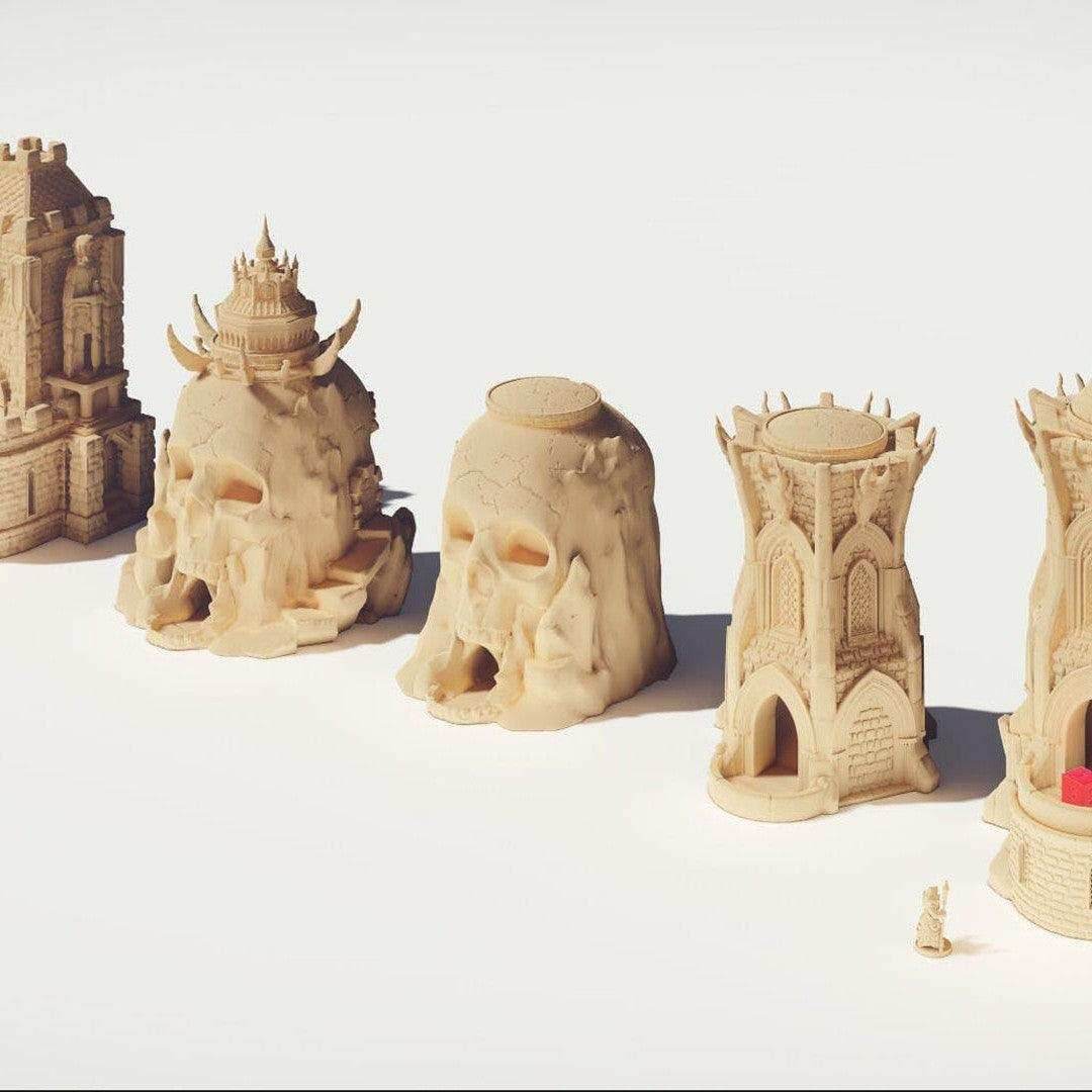 Skull King Large DND Dice Tower - 