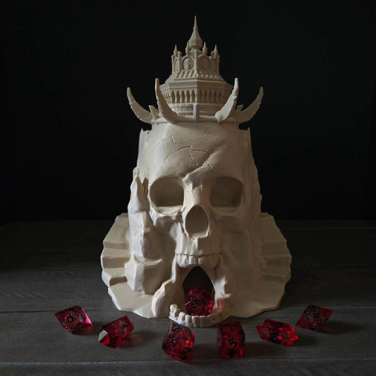 Skull King Large DND Dice Tower - 