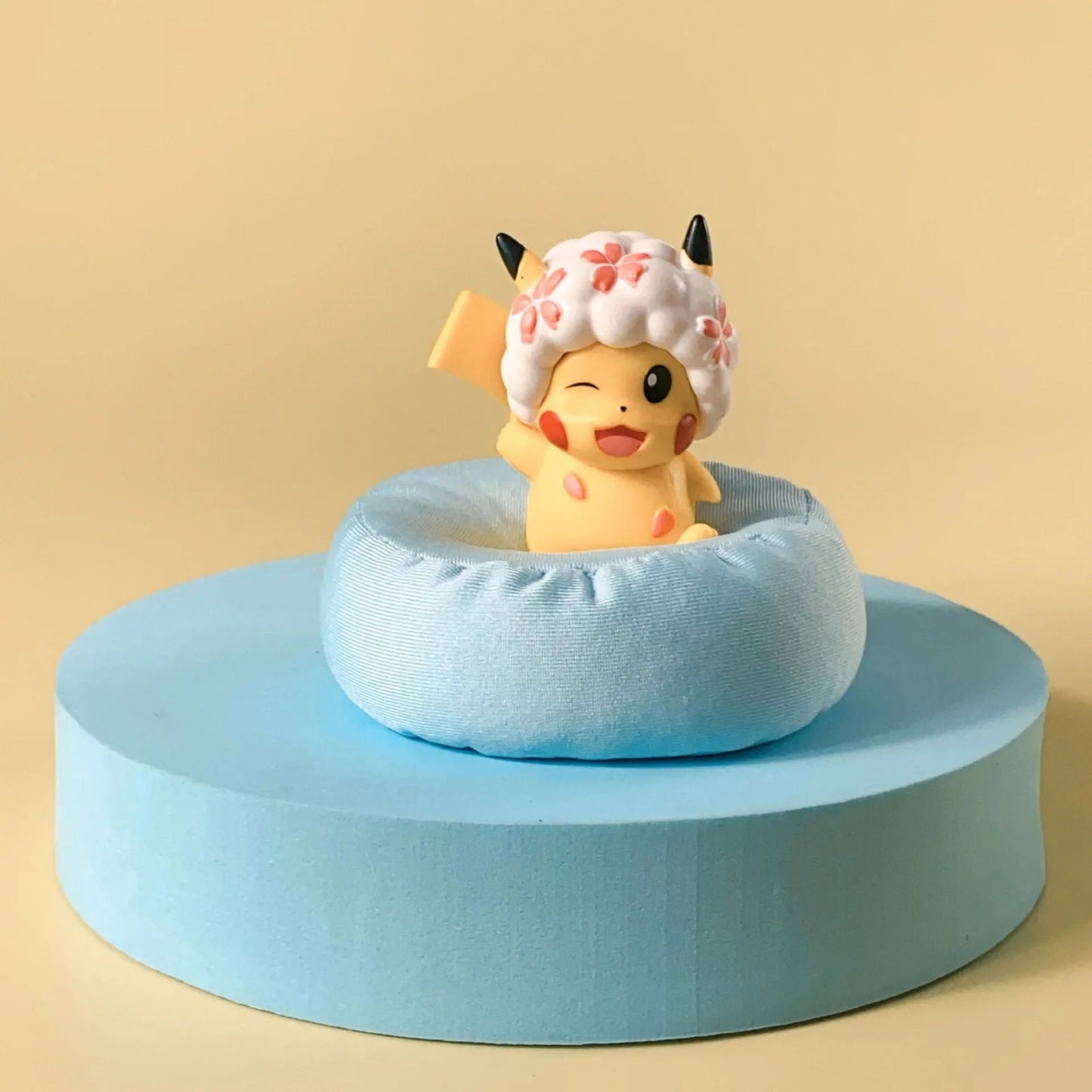 Sleeping Pokemon Anime Figurines, Pikachu Bulbasaur Psyduck Charmander