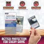 Sleeve Kings Mini USA Card Sleeves (41x63mm) - 110 Pack, -SKS-8801