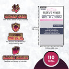 "Kingdom Death Monster" Game Card Sleeves (52x52mm) 110 Pack, 60 Micron, SKS-8805