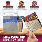 "Middara" Compatible 6XL Game Card Sleeves (127x153mm) 110 Pack, 60 Micron, SKS-8836