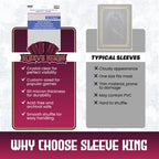 "Middara" Compatible 6XL Game Card Sleeves (127x153mm) 110 Pack, 60 Micron, SKS-8836