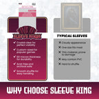 XXL Super Large Game Card Sleeves (101.5x153mm) 110 Pack, 60 Micron, SKS-8832