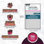 "Unsettled" Compatible Sleeves (110x110 MM) 110 Pack, 60 Microns, SKS-8843