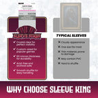 "Kingdom Death Gambler's Chest" Compatible Large Sleeves (57x100mm) 110 Pack, 60 Micron, SKS-8848