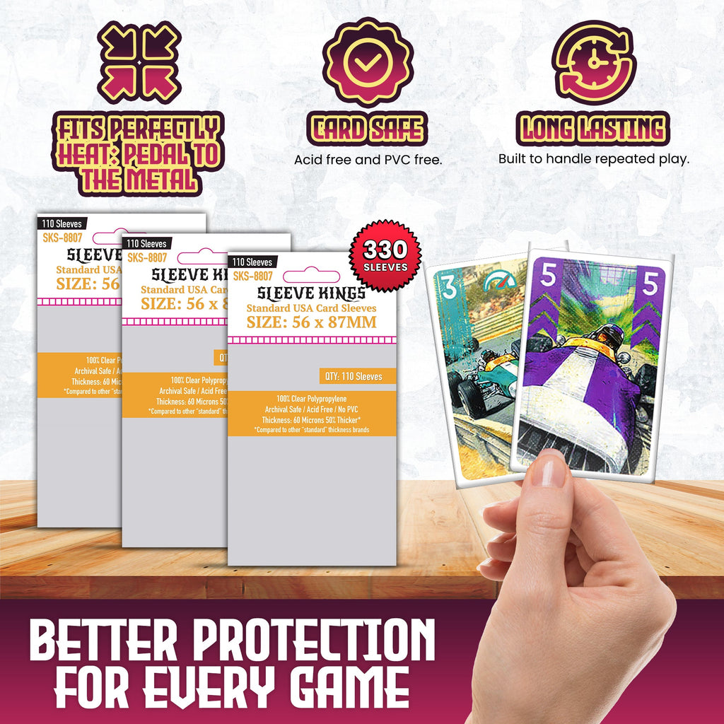 "Heat: Pedal to the Metal" Compatible Card Sleeve Bundle (8807 X 3)