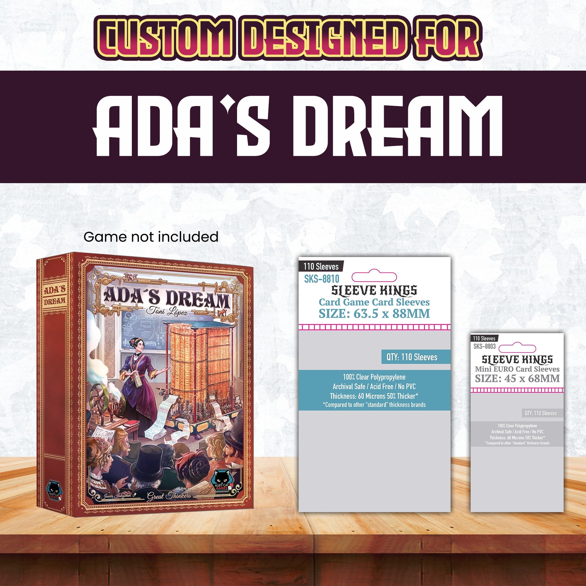 "Ada's Dream" Compatible Sleeve Bundle (8803 x 1, 8810 x 1)