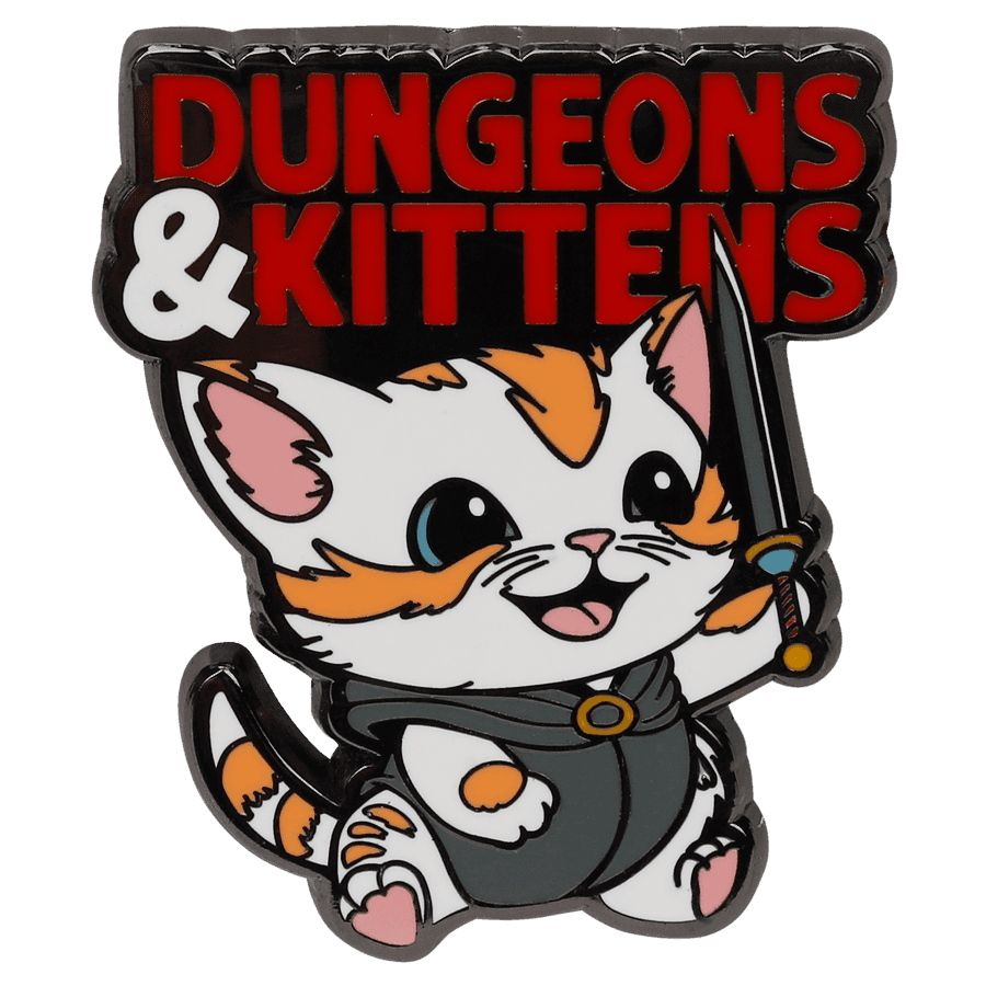 Enamel Pin: Dungeons & Kittens - 