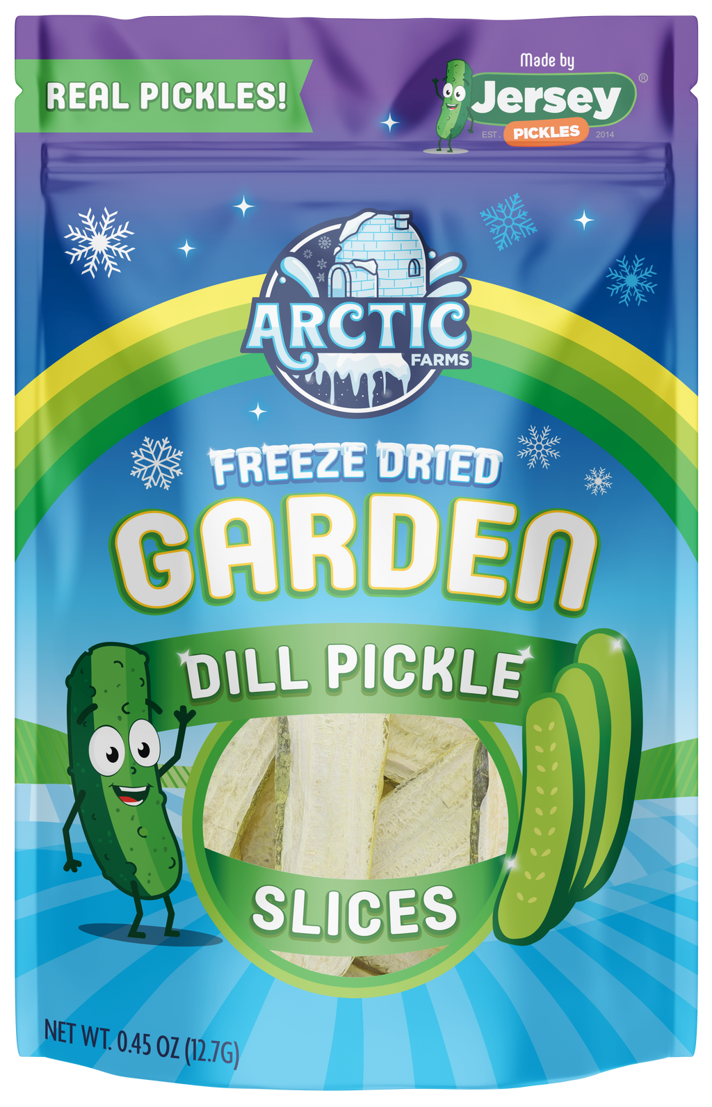 Freeze Dried Kosher Dill Pickle Slices from Jersey Pickles