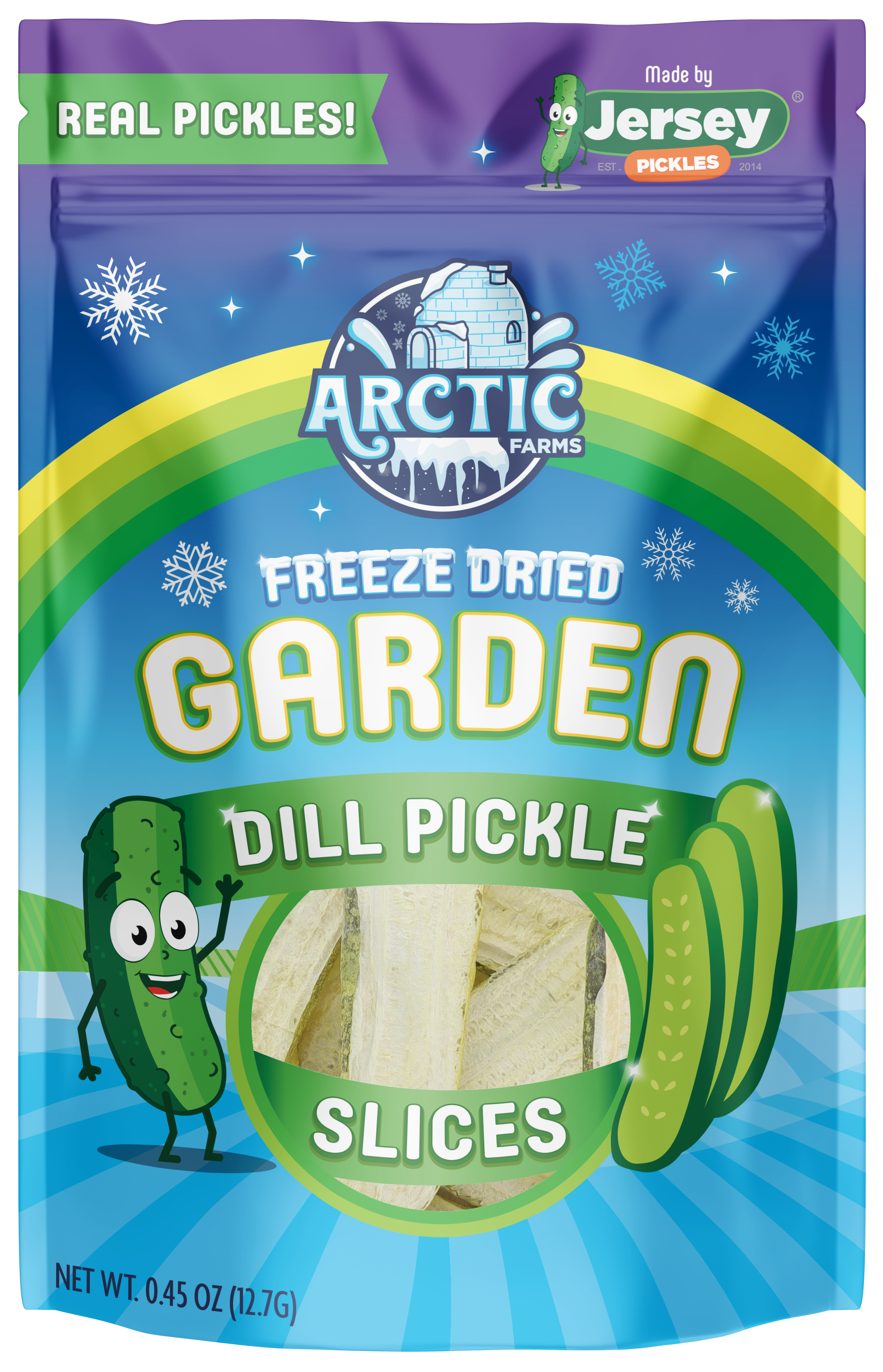 Freeze Dried Kosher Dill Pickle Slices from Jersey Pickles