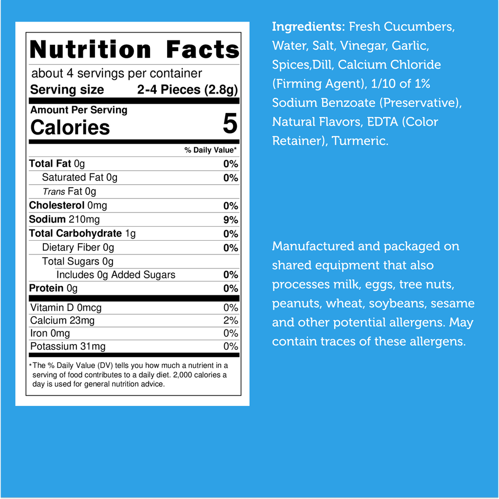 Freeze Dried Kosher Dill Pickle Slices from Jersey Pickles