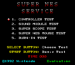 Burn-In/Test Cartridge (Super Nintendo) - Game Manual Only