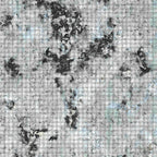 RPG Grid Mat - Snowy Tundra & Traveler's Road - Double Sided Neoprene Mat with Bag