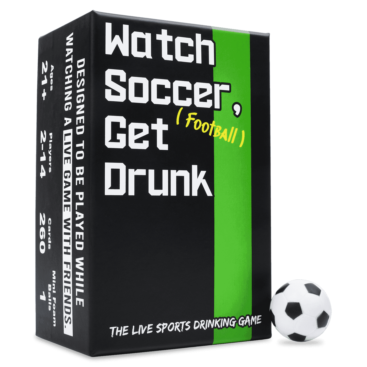 WATCH SOCCER, GET DRUNK - The Live Soccer Drinking Game - 