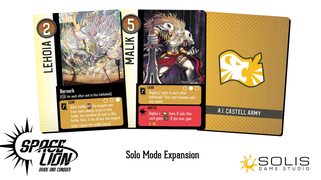 Solo Mode Expansion ( Space Lion: Divide and Conquer ) - 