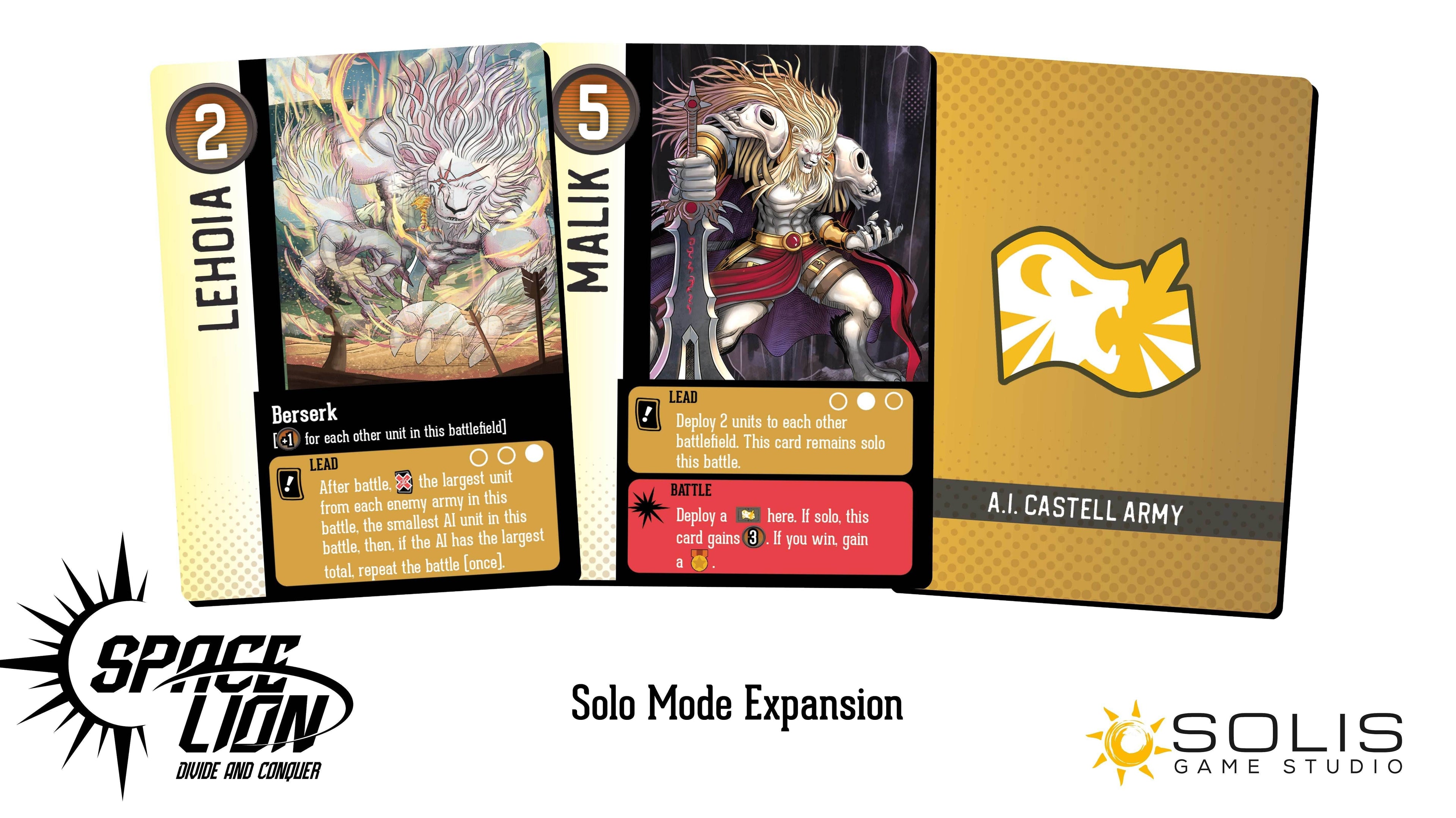 Solo Mode Expansion ( Space Lion: Divide and Conquer ) - 