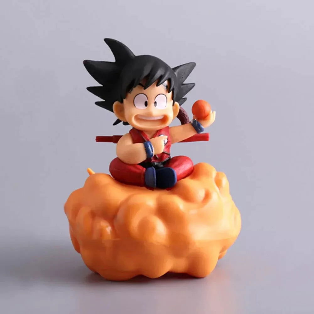Son Goku Dragon Ball Figure, Dragon Ball Z Flying Nimbus Anime Figurine 4 in