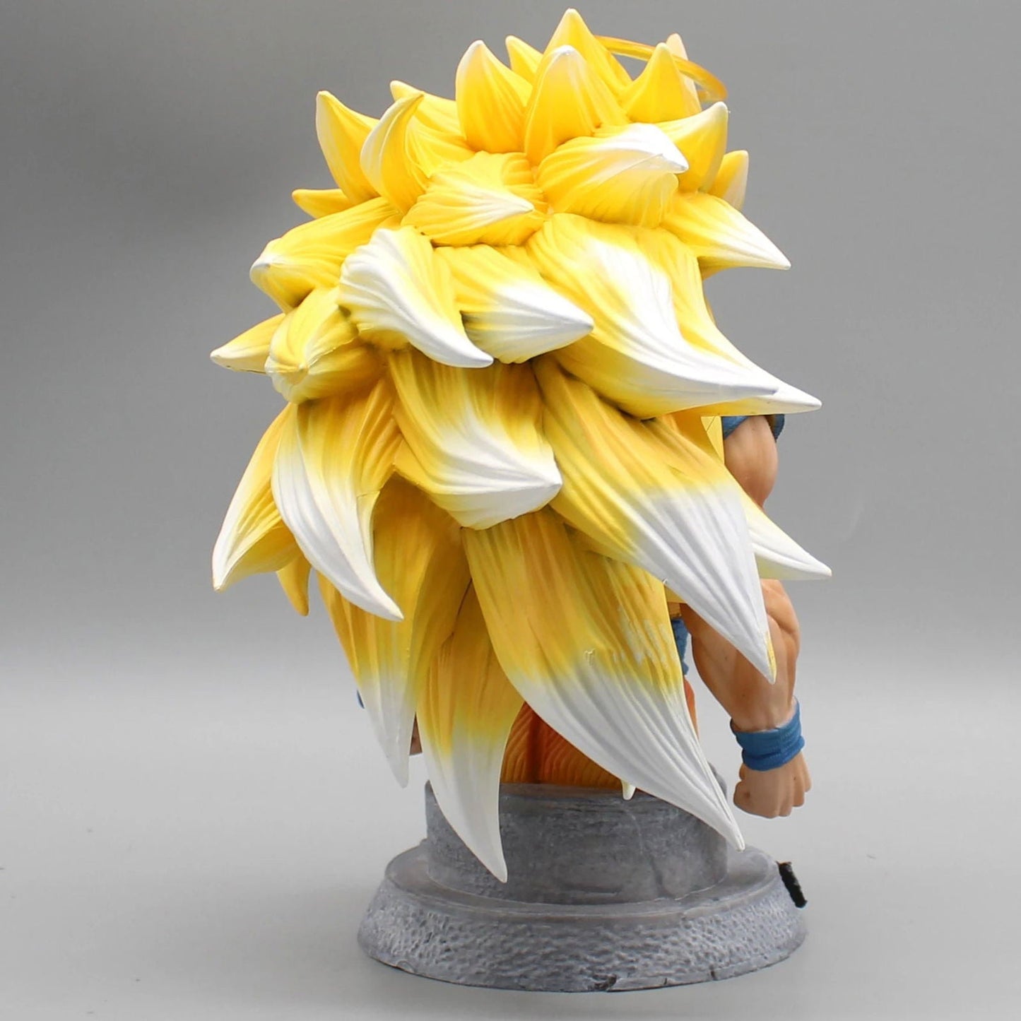 Son Goku Super Saiyan 3 Half Bust Anime Figure, Dragon Ball Z Figurines PVC Statue Collection 20 cm